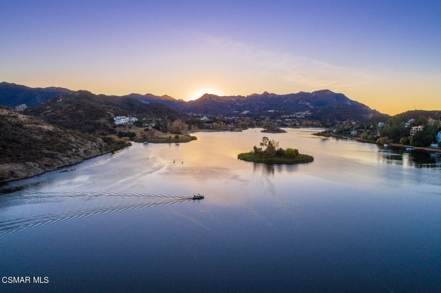 2224 Thorsby Road Lake Sherwood, CA 91361 - Photo 39 of 45 a view of lake view and mountain