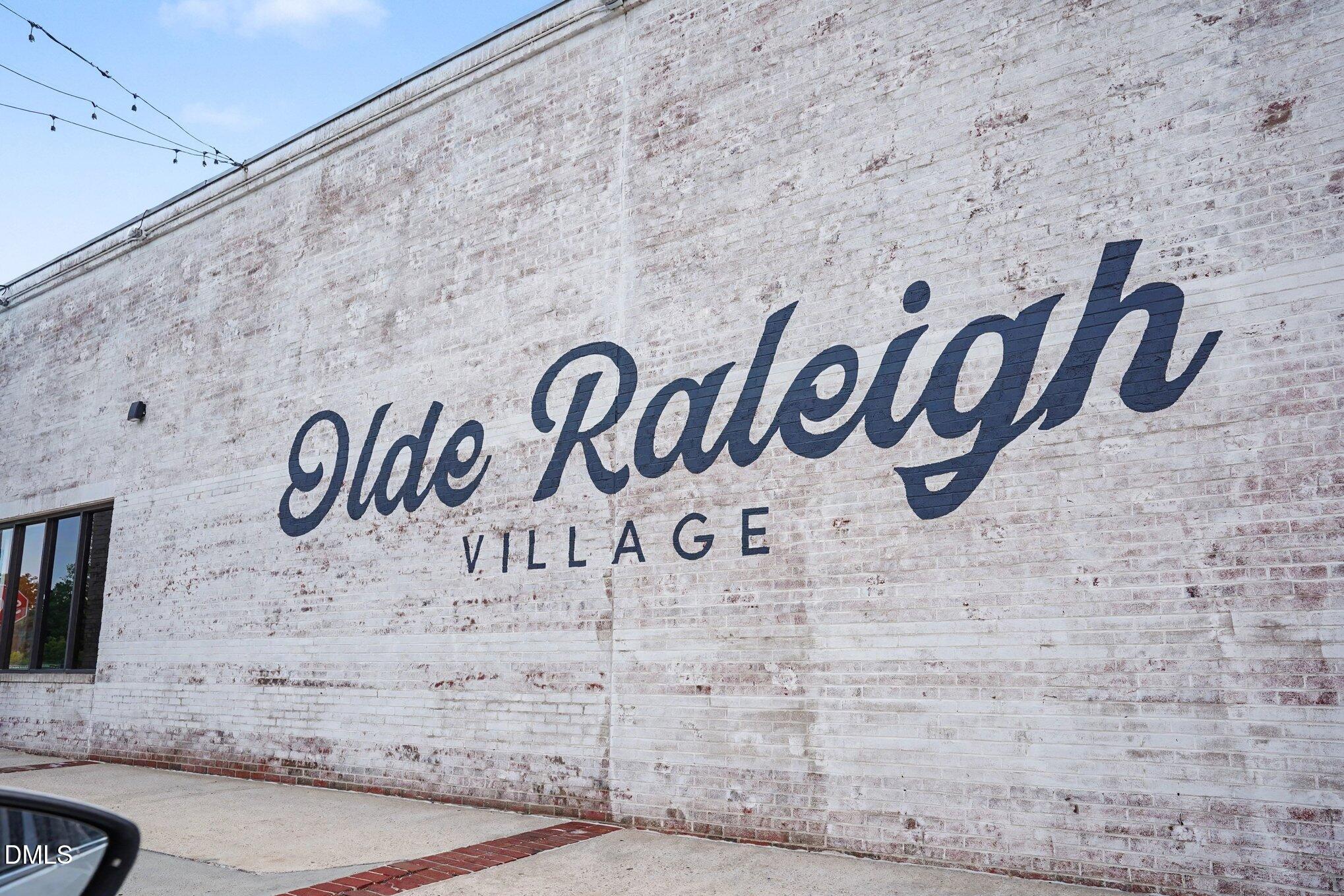 3555 Mill Run Raleigh, NC 27612 - Photo 18 of 25 a view of a brick wall with wall sign