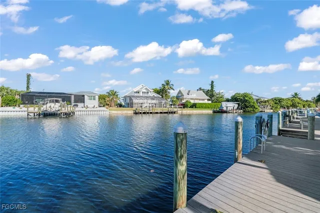 a view of a patio with swimming pool