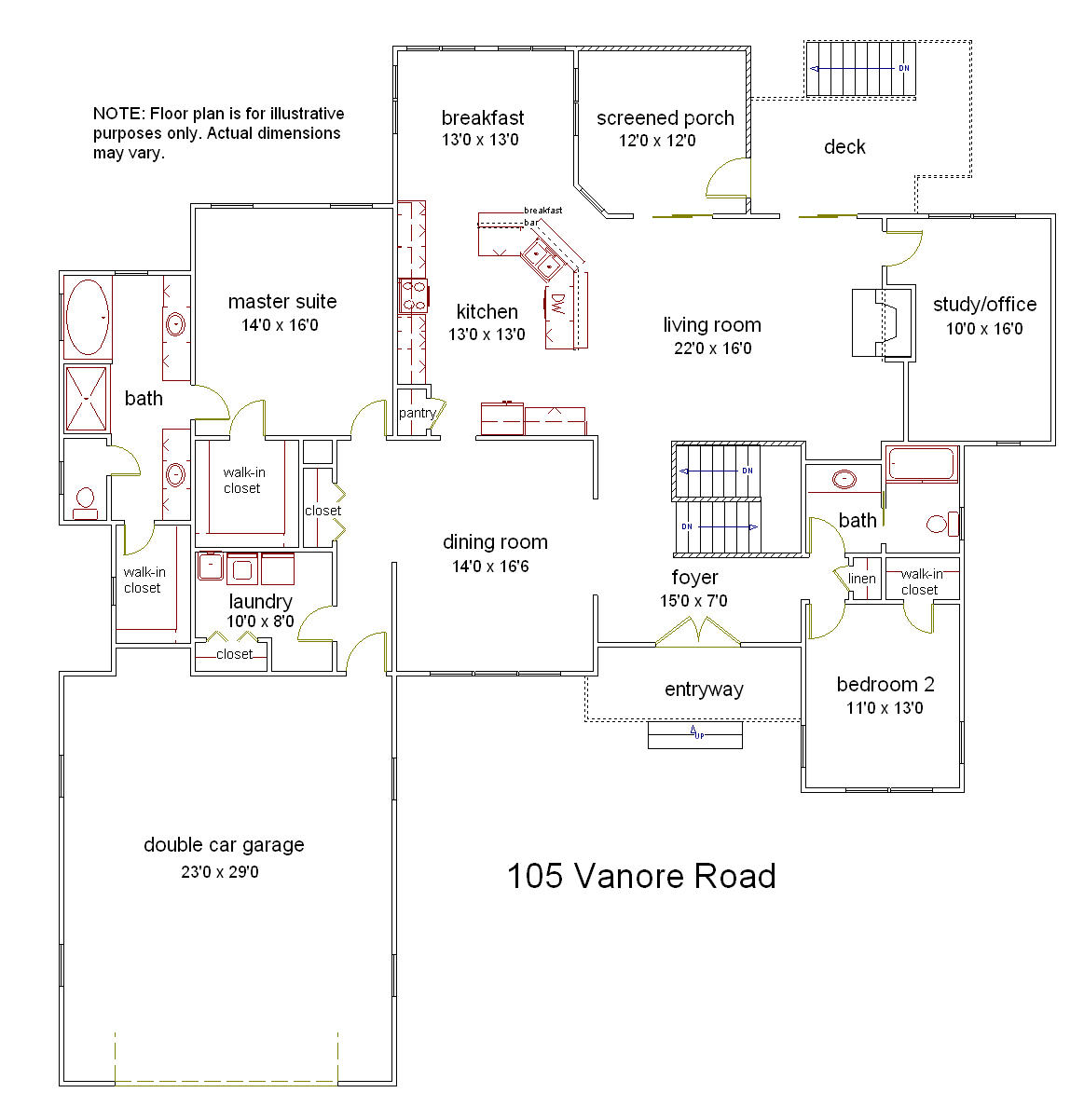 105 Vanore Road West End, NC 27376 - Photo 37 of 40 mainlevel_withoutsqft
