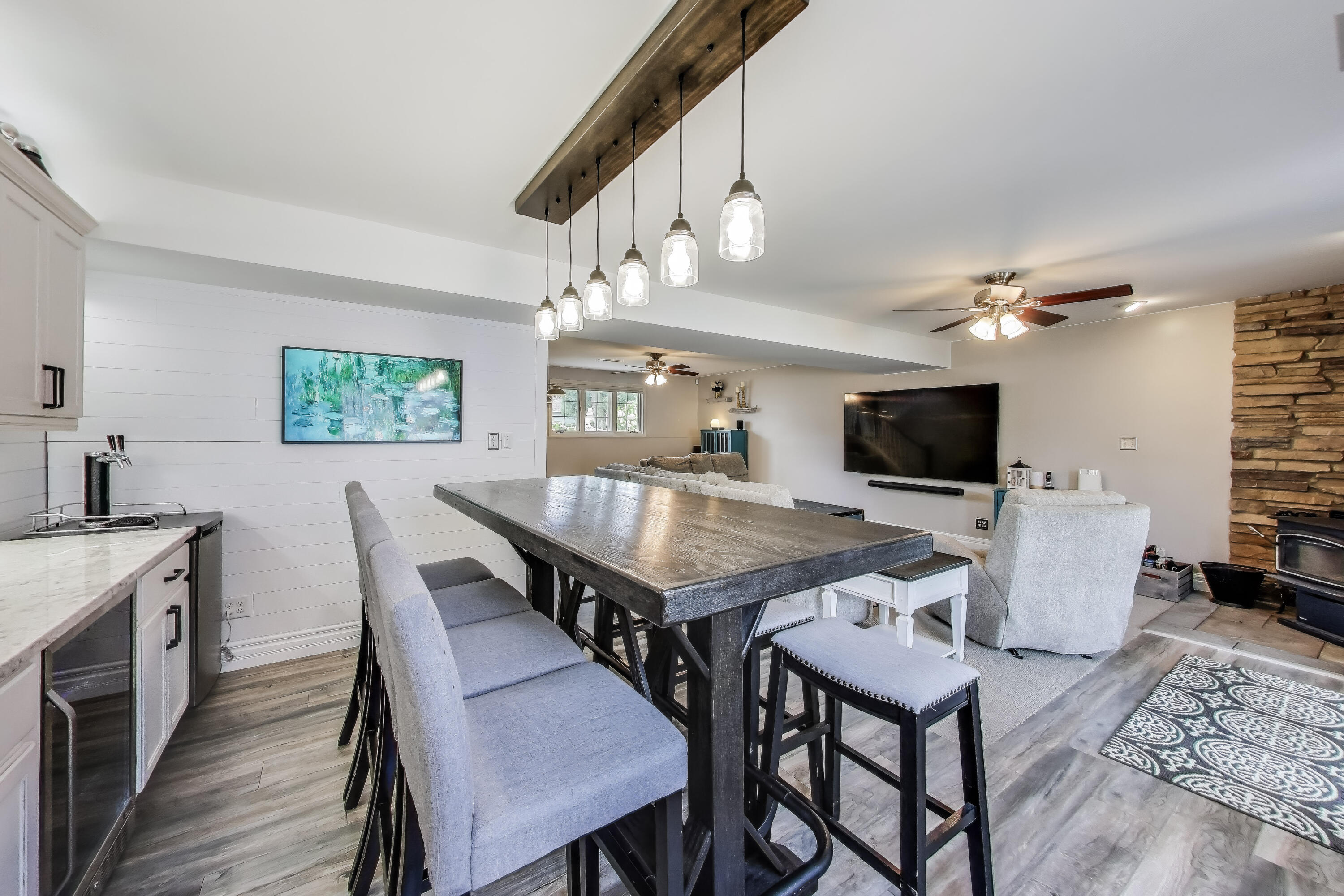 2903 Morningside Drive Crown Point, IN 46307 - Photo 24 of 39 a dining room with a table chairs and a kitchen view