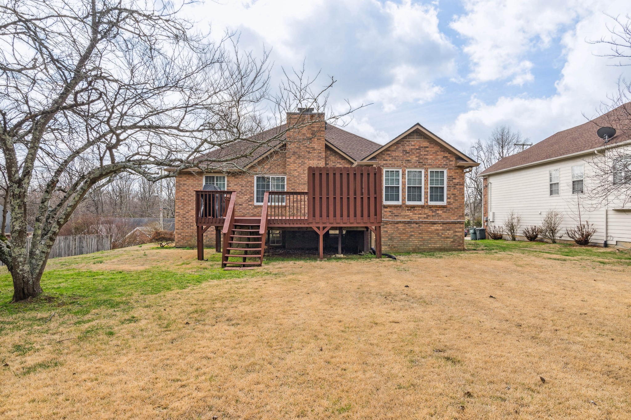 4105 New Hope Meadow Road Hermitage, TN 37076 - Photo 30 of 45 a view of a house with a yard and large trees