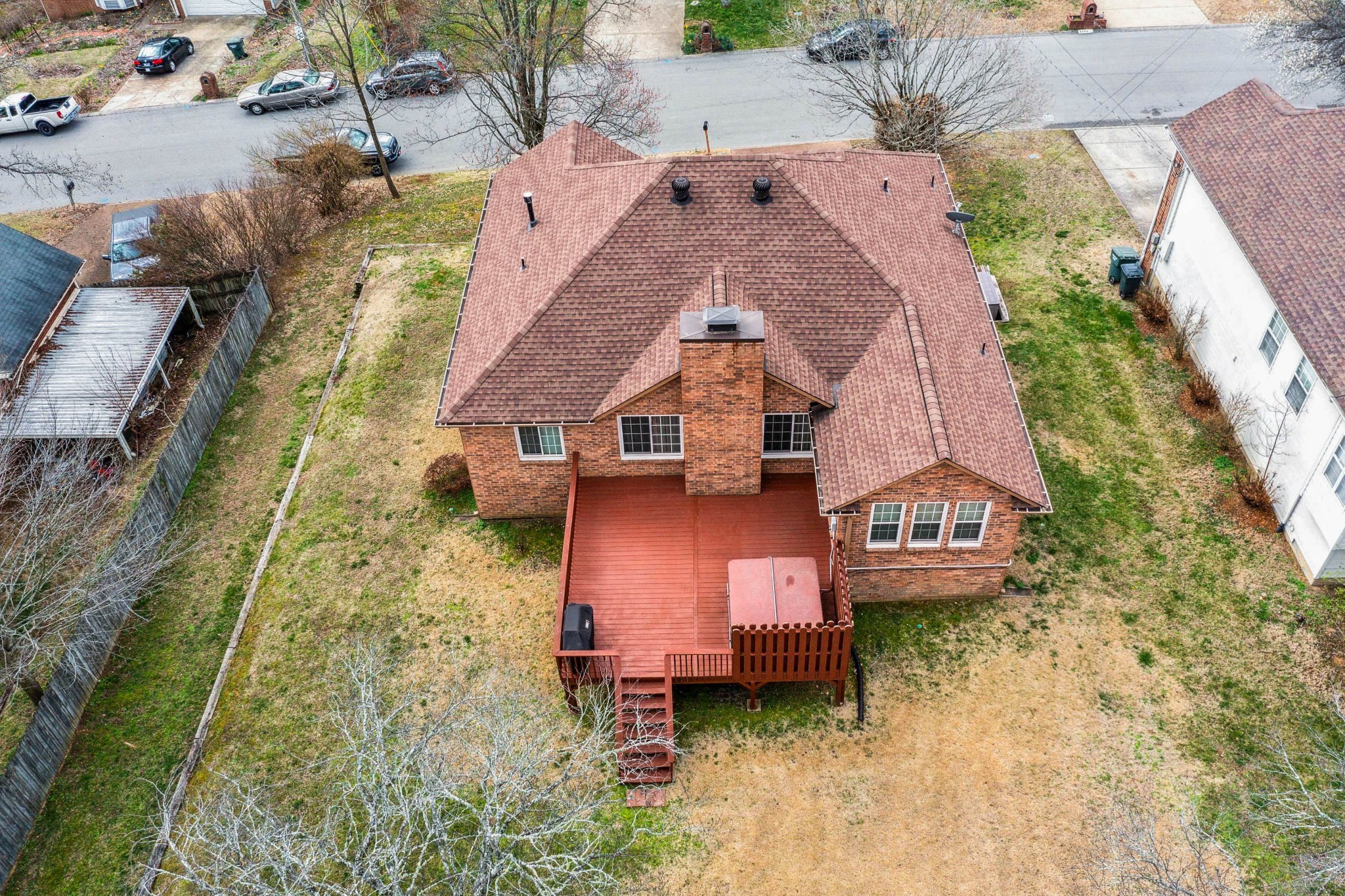 4105 New Hope Meadow Road Hermitage, TN 37076 - Photo 38 of 45 an aerial view of a house with swimming pool