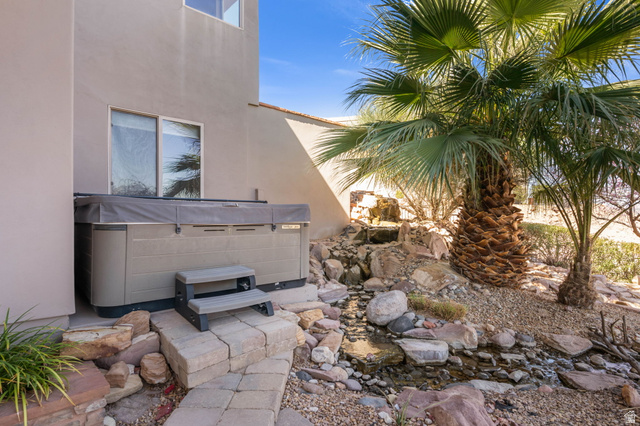 2376 Stone Crest Circle St. George, UT 84790 - Photo 48 of 61 View of patio with a hot tub