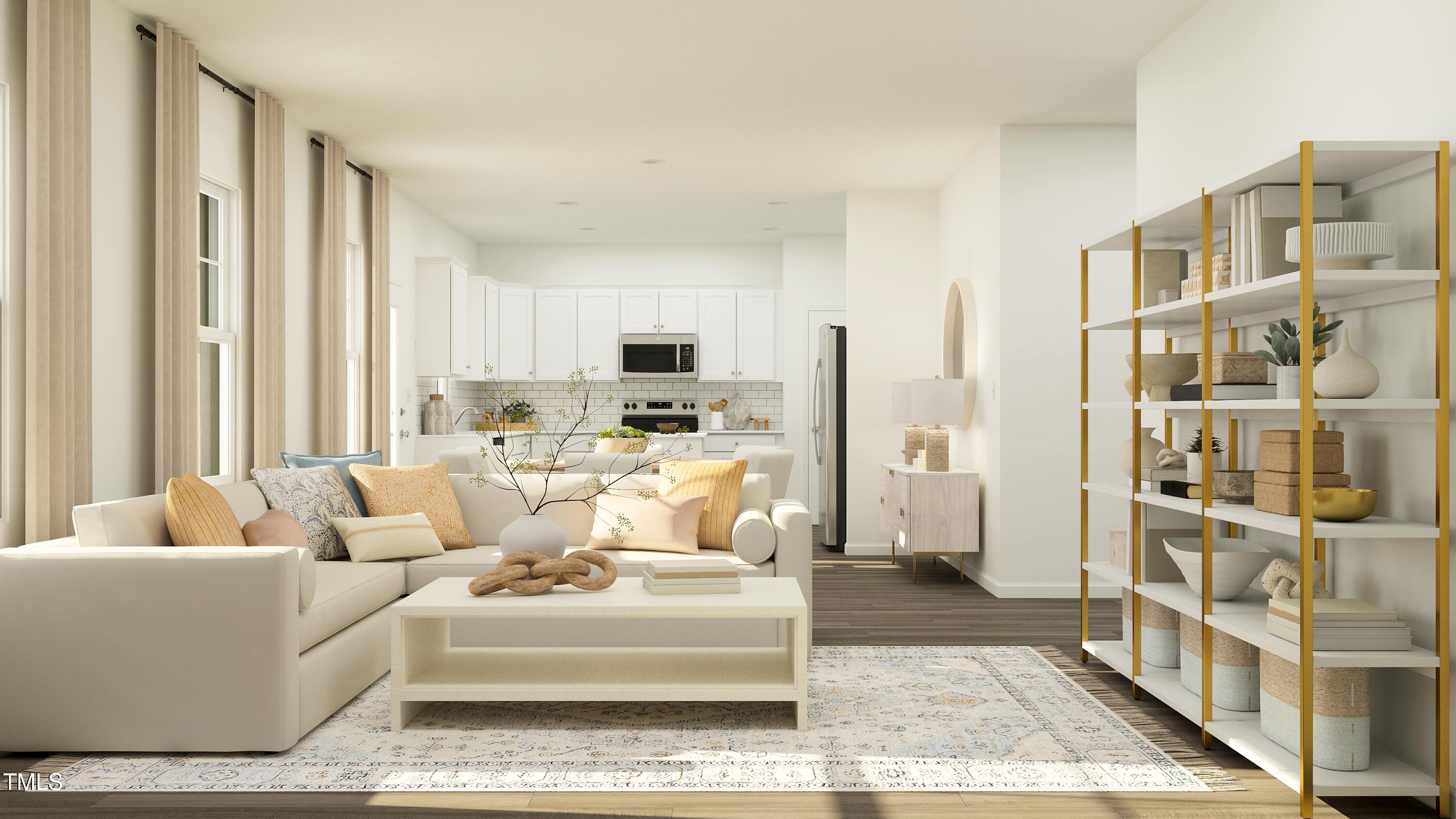 110 Digging Time Avenue Princeton, NC 27569 - Photo 9 of 26 a living room with furniture fireplace and a window