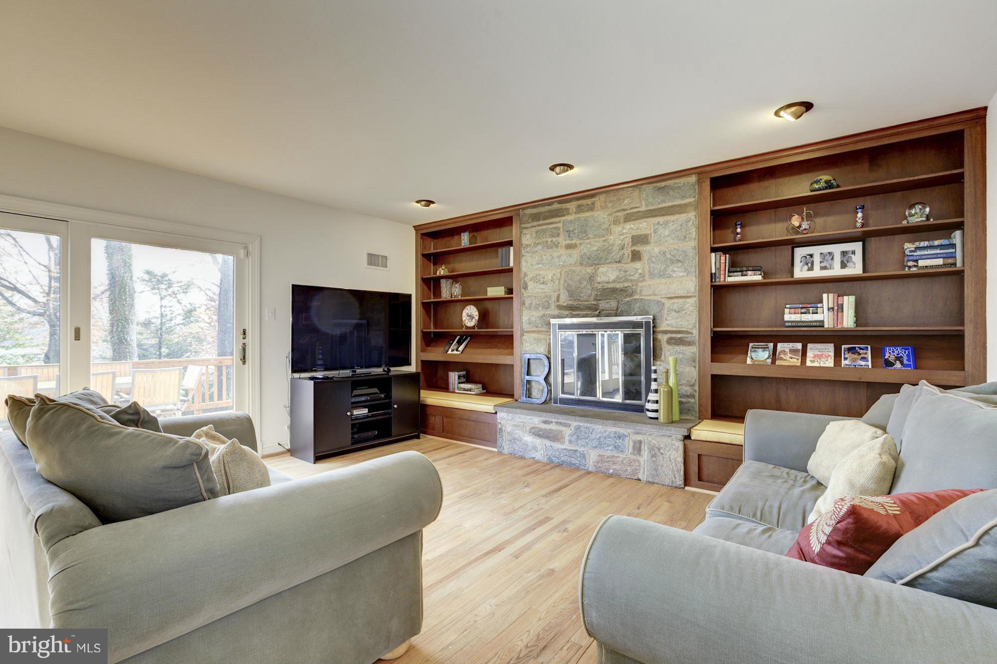 6308 Lenox Road Bethesda, MD 20817 - Photo 14 of 30 a living room with furniture and a flat screen tv