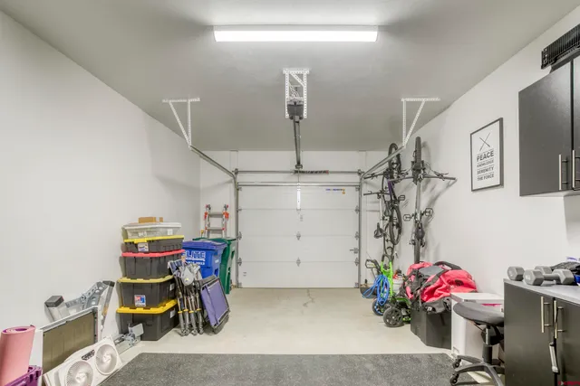 a view of a house with a garage