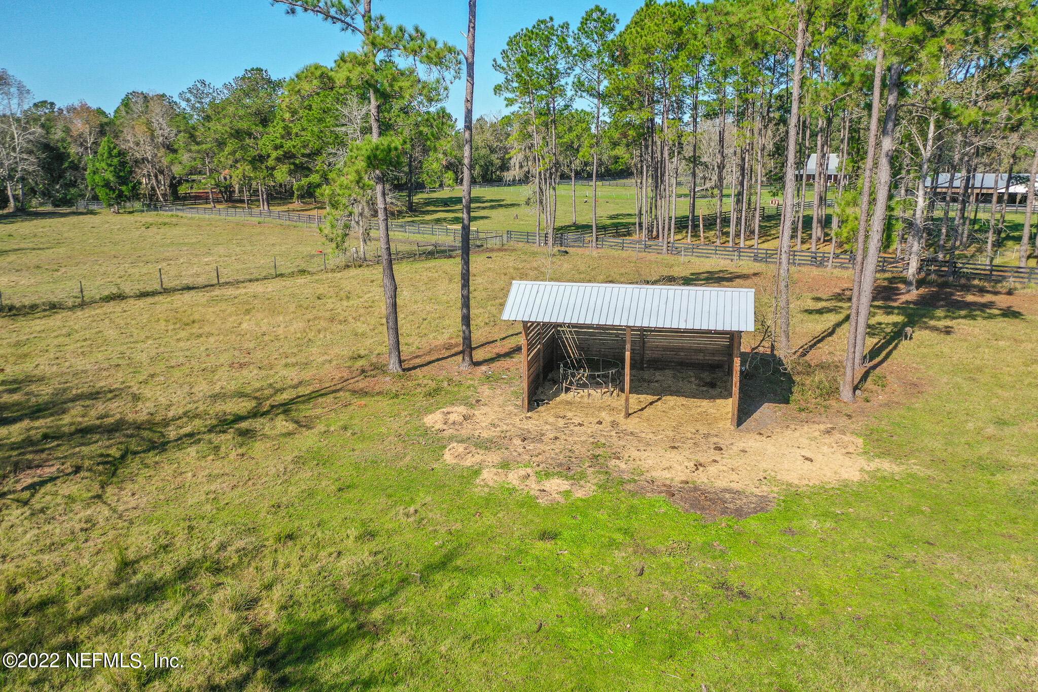 0 Don Manuel Road Elkton, FL 32033 - Photo 5 of 6 a view of a yard with wooden fence