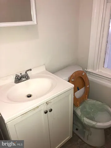 a bathroom with a sink and a toilet