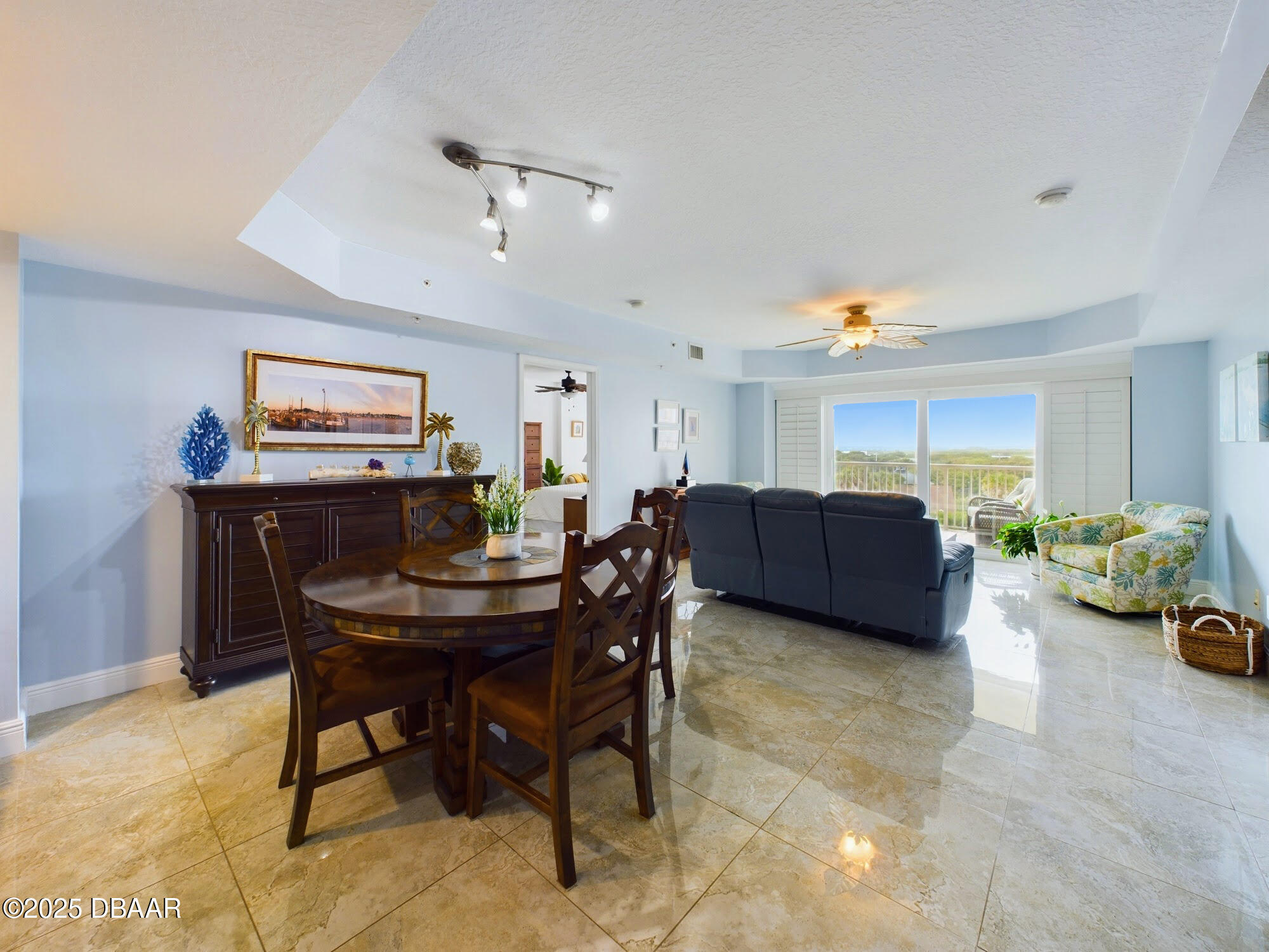 4670 Links Village Drive, Unit C601 Ponce Inlet, FL 32127 - Photo 10 of 68 a view of a dining room with furniture