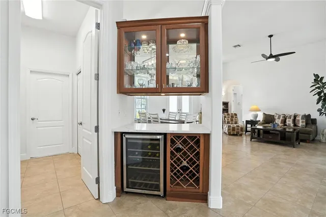a spacious bathroom with a tub and a sink