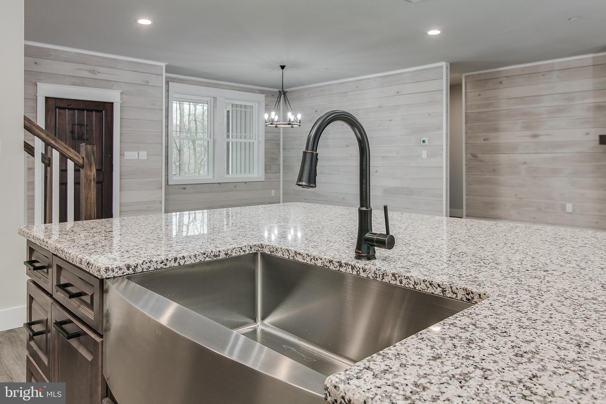 20445 Locust Grove Road Rohrersville, MD 21779 - Photo 20 of 65 Farmhouse sink & view of shiplap walls.