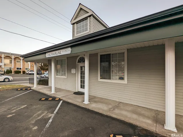 a view of an empty room with a area