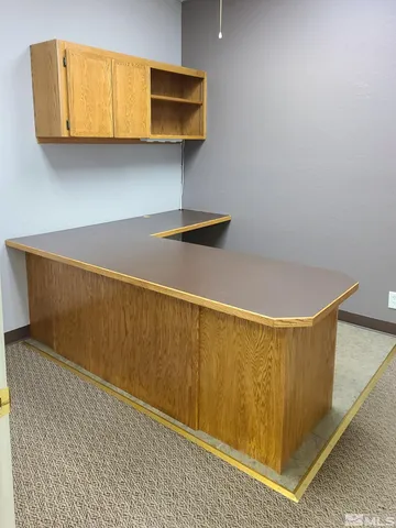 a view of a hallway with closet
