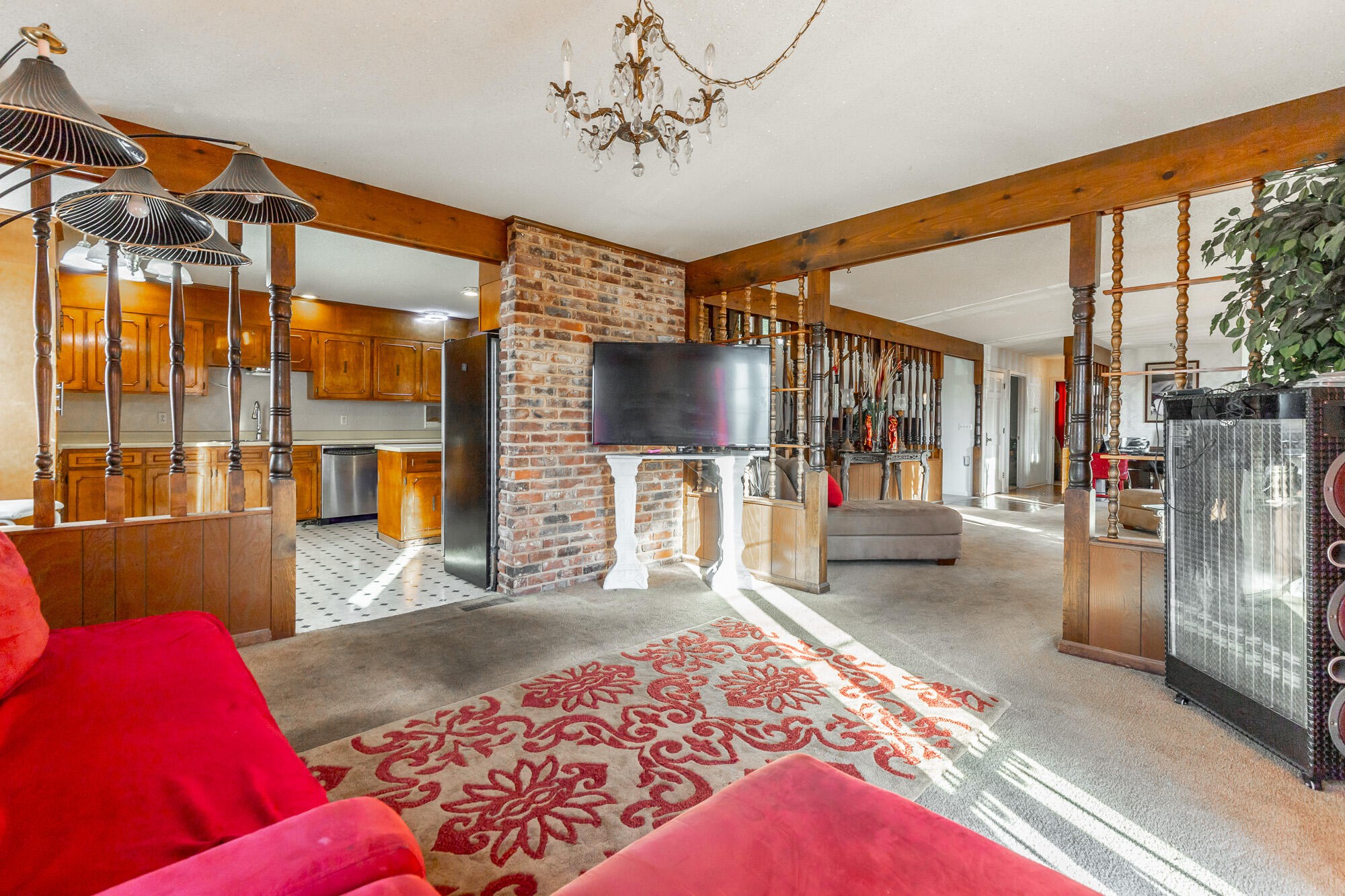 8417 Iris Drive Chattanooga, TN 37421 - Photo 18 of 90 a bedroom with furniture and a flat screen tv