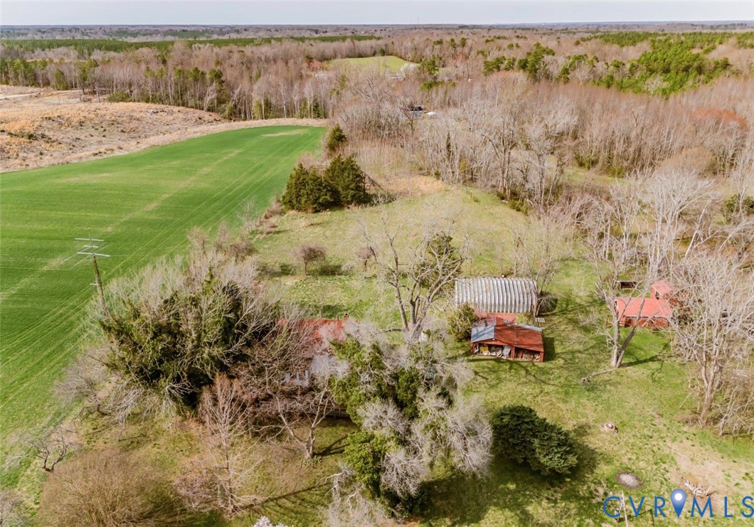 2326 Johnville Road Dunnsville, VA 22454 - Photo 6 of 13 Aerial view of sparsely populated area