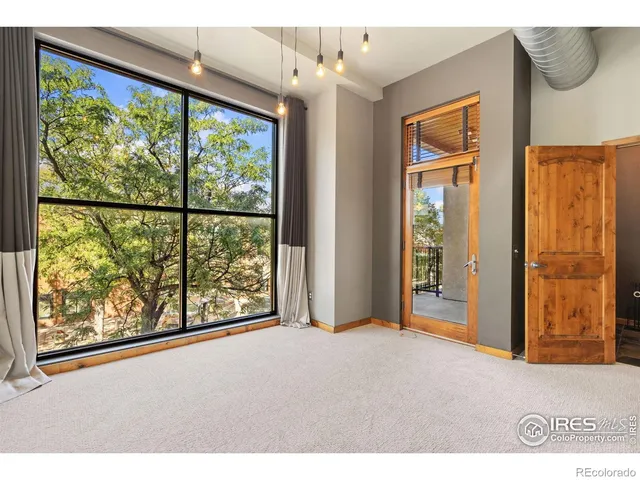 a view of an front door