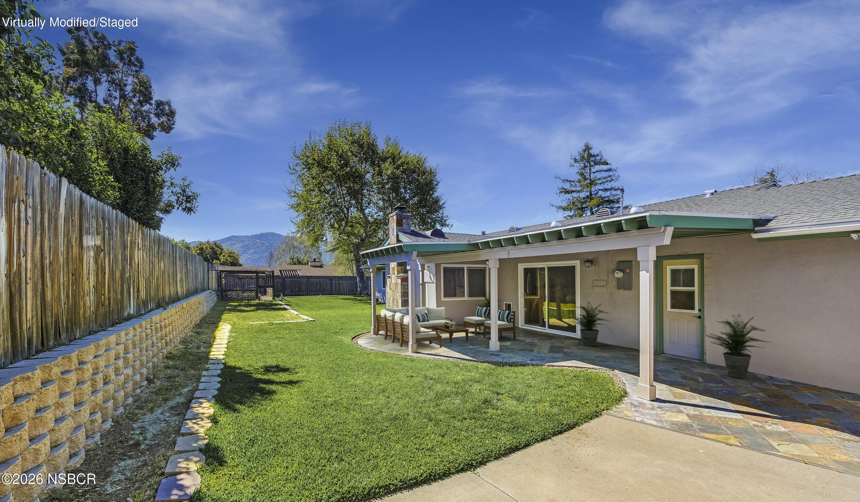 484 Kendale Road Buellton, CA 93427 - Photo 21 of 27 REAR YARD WITH PATIO VS