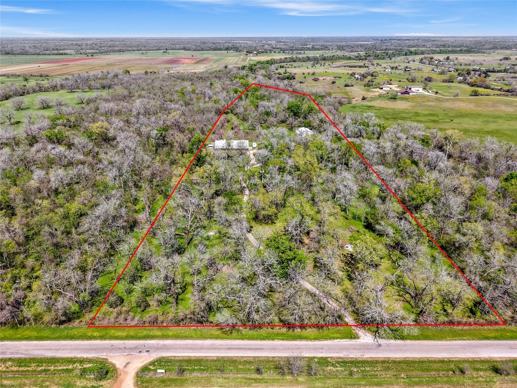 41712 Harpers Church Road Hempstead, TX 77445 - Photo 5 of 50 Aerial of surveyed property and very private gated entry