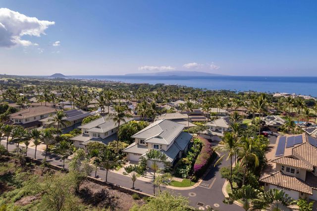 a view of street with flower plants