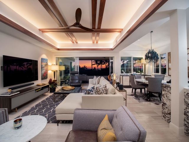 a view of outdoor space with seating space