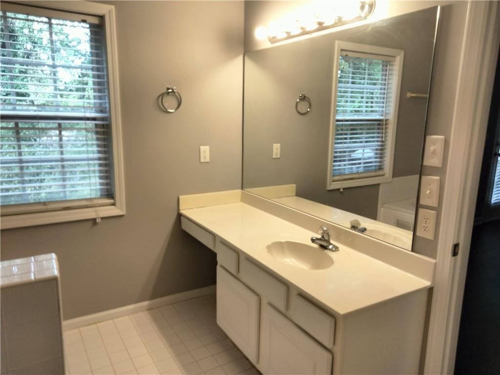 3299 Hampton Green Way Atlanta, GA 30340 - Photo 18 of 22 a bathroom with a sink and a mirror
