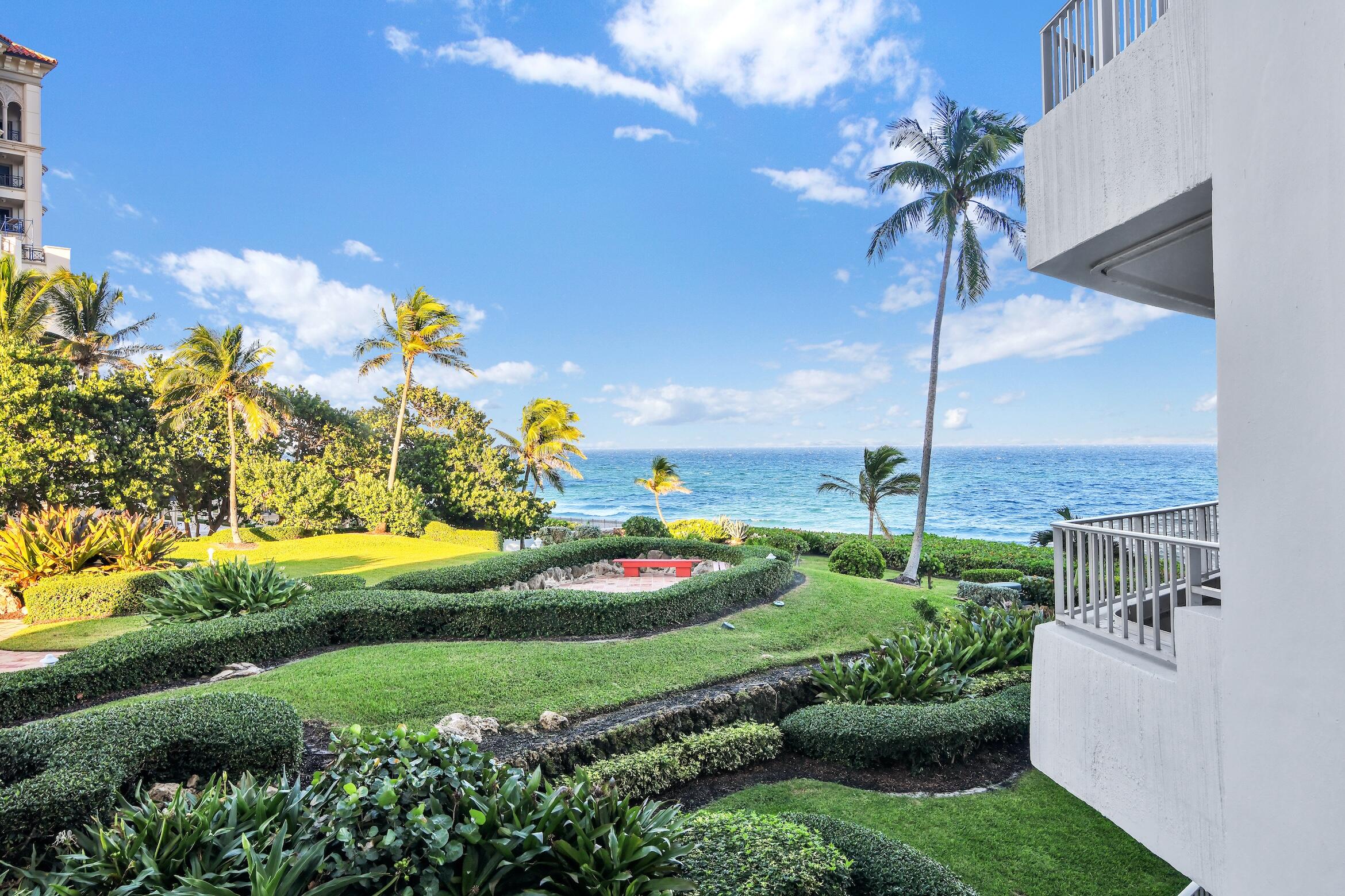 500 South Ocean Boulevard, Unit 303 Boca Raton, FL 33432 - Photo 16 of 46 a view of a garden with a tree