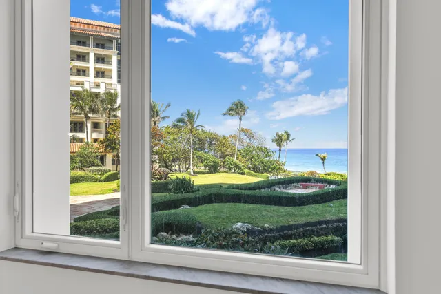 a view of a window in the house