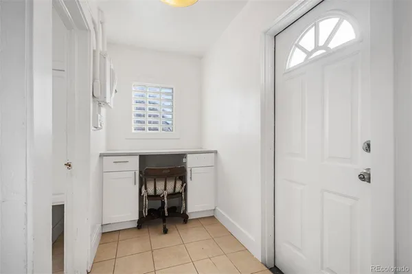 a view of storage and utility room