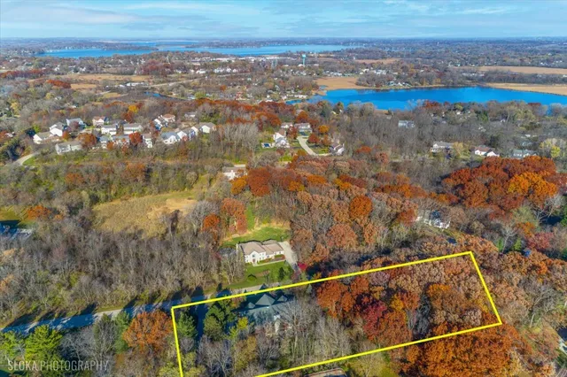 a view of city and mountain