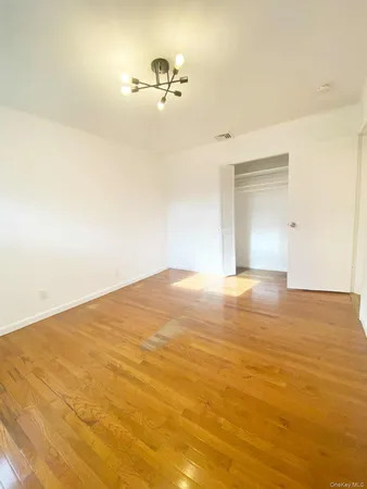 a view of a room with an empty space