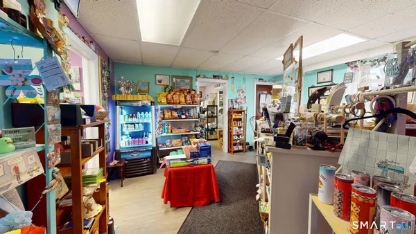 a view of a room with lots of stuff and toys