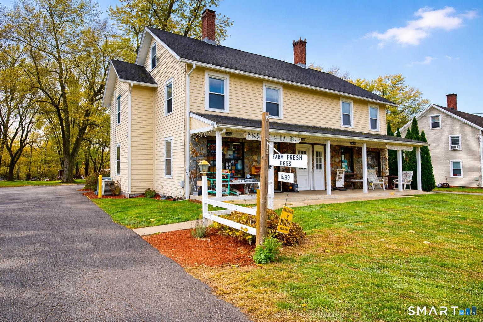 138 Main Street Somers, CT 06071 - Photo 5 of 44 front view of a house with a yard