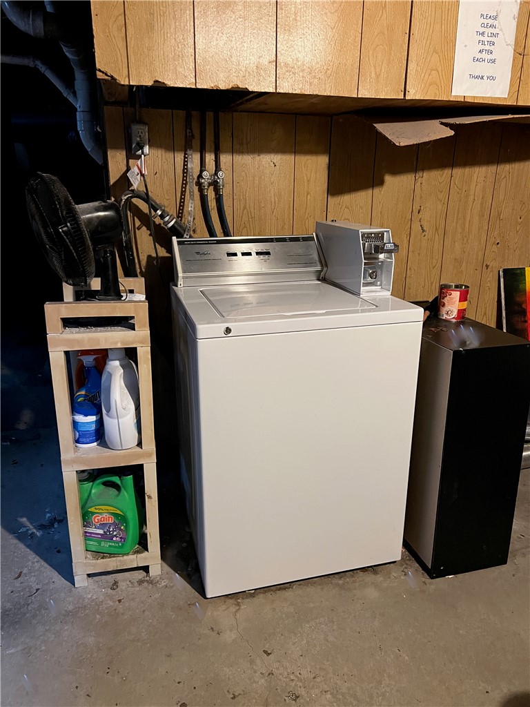 105 Spruce Street, Unit 3 Oneonta, NY 13820 - Photo 10 of 14 Washer in basement (coin opperated)