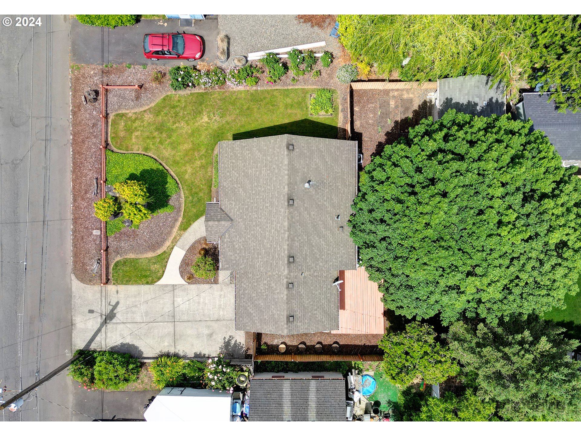 4424 Northeast 115th Avenue Portland, OR 97220 - Photo 23 of 24 an aerial view of a house