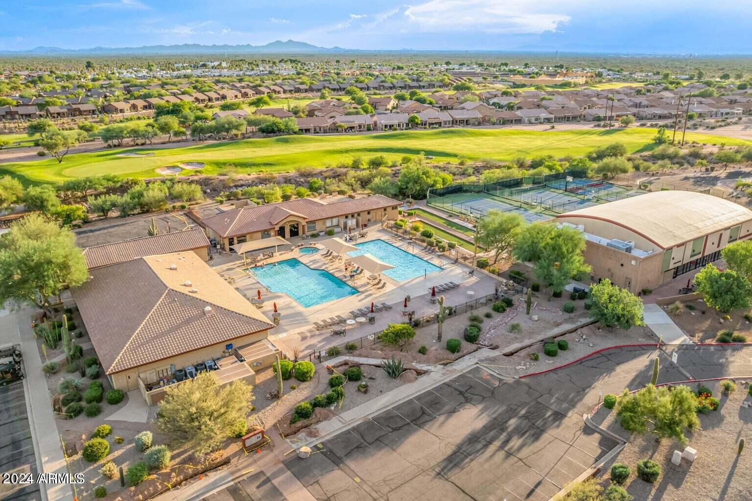 7361 Rugged Ironwood Road Gold Canyon, AZ 85118 - Photo 37 of 52 Arial Pools -Tennis