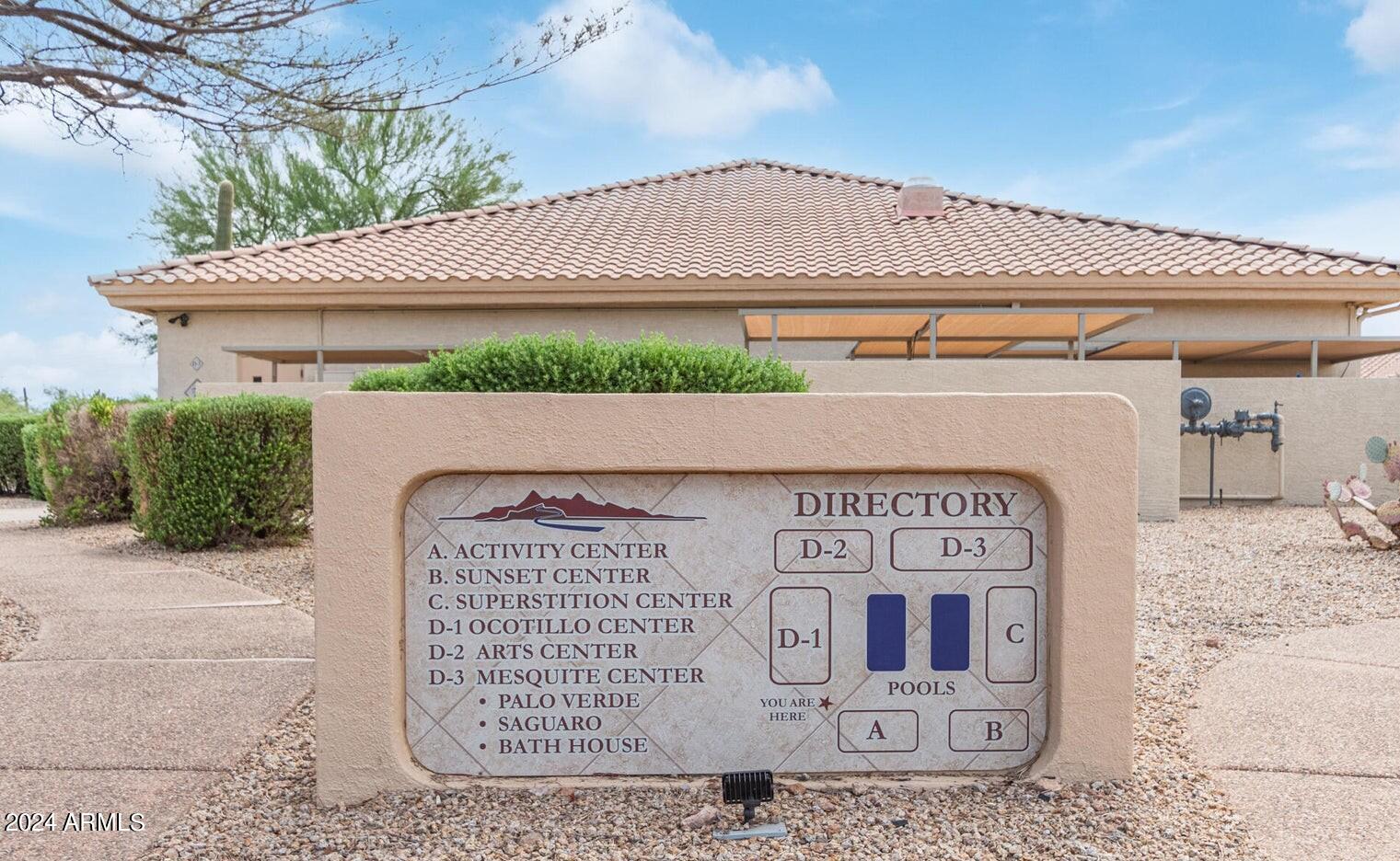7361 Rugged Ironwood Road Gold Canyon, AZ 85118 - Photo 40 of 52 Directory Sign