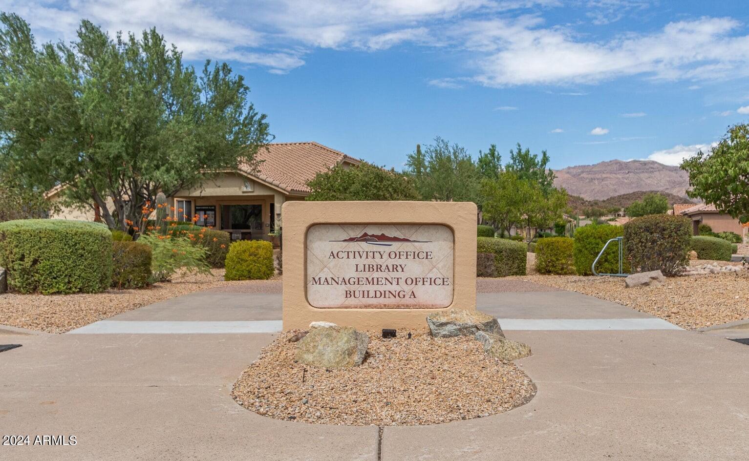 7361 Rugged Ironwood Road Gold Canyon, AZ 85118 - Photo 45 of 52 Activity -Library sign