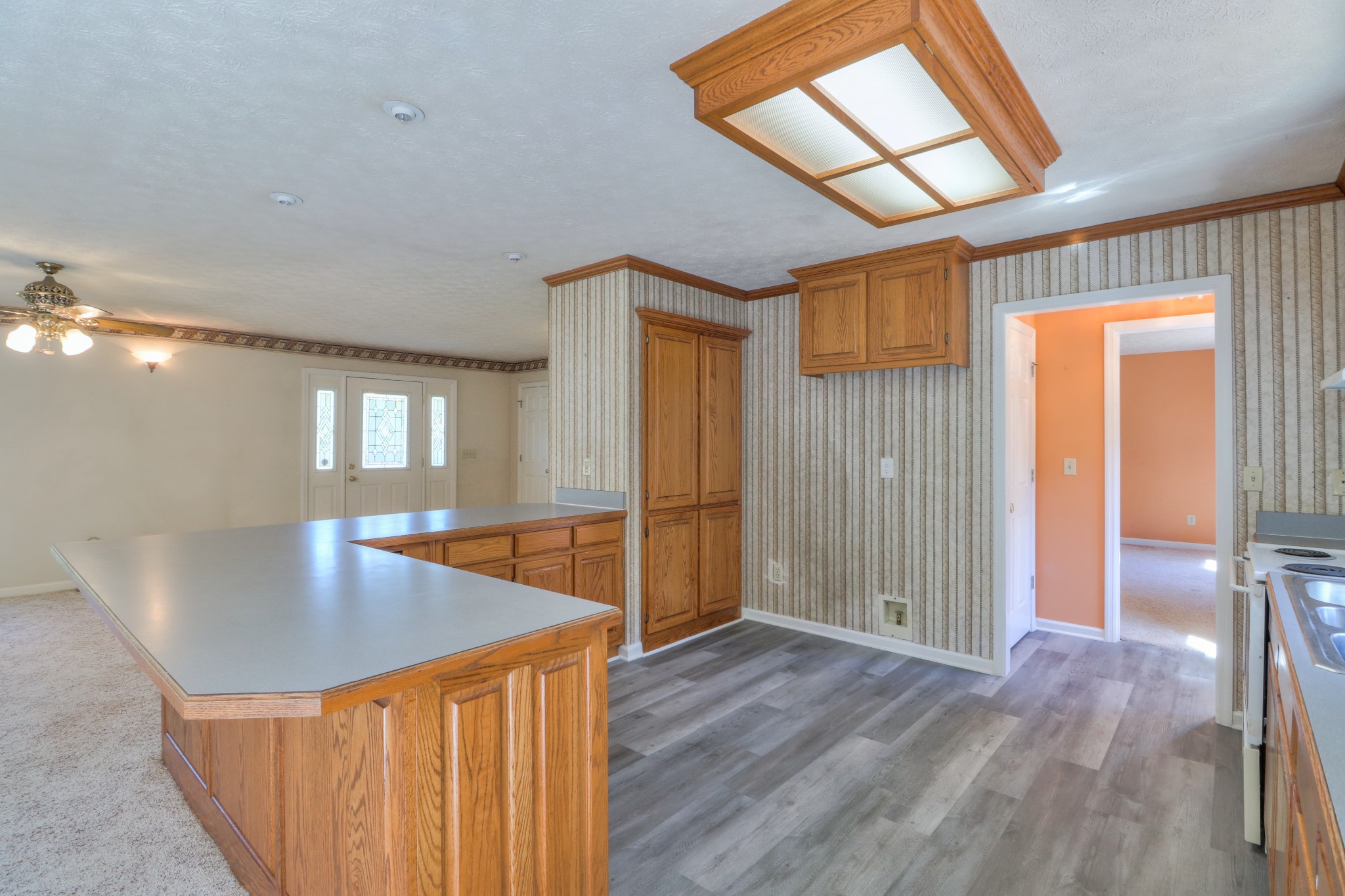 5555 Sixteenth Model Road Wartrace, TN 37183 - Photo 14 of 49 a view of livingroom and dining room with wooden floor
