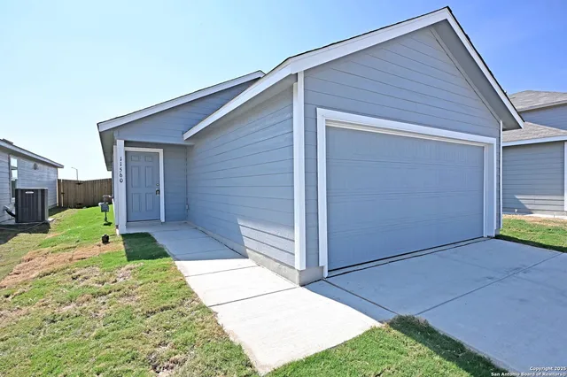 a backyard of a house