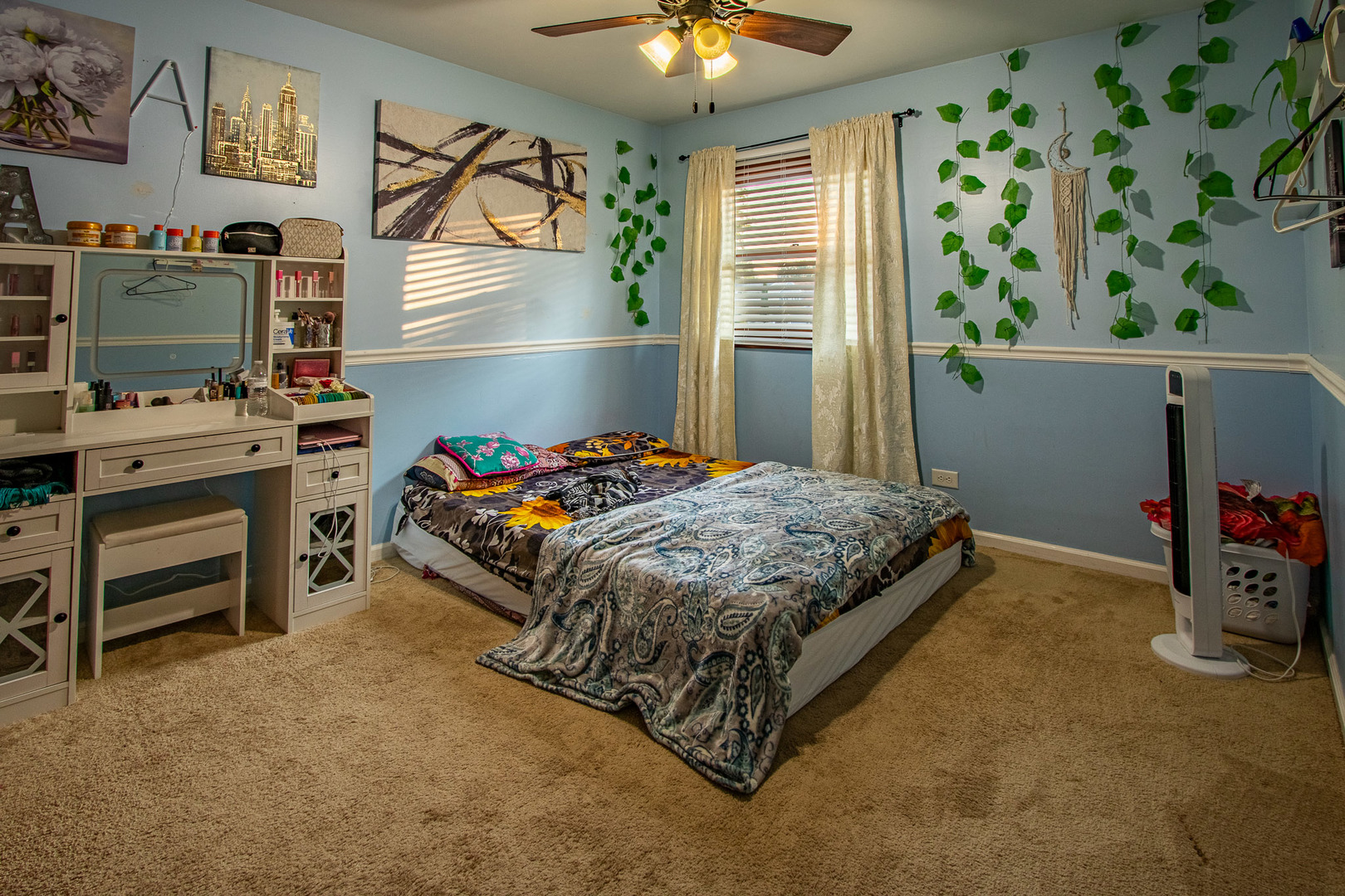 1201 Pinetree Lane Bartlett, IL 60103 - Photo 15 of 24 a bedroom with a bed and a tv in it
