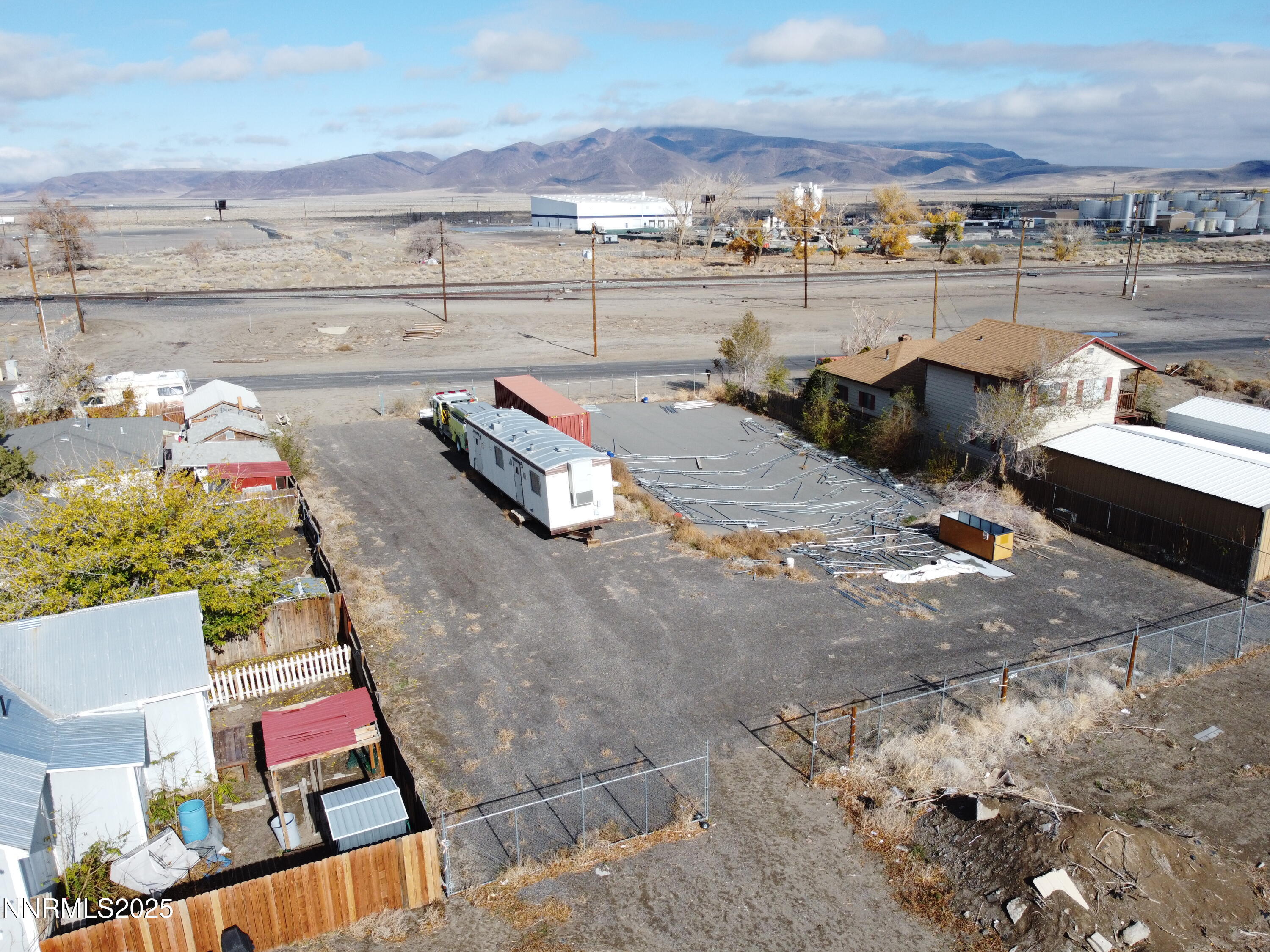 150 1st Street Fernley, NV 89408 - Photo 3 of 3 an aerial view of a balcony with chairs