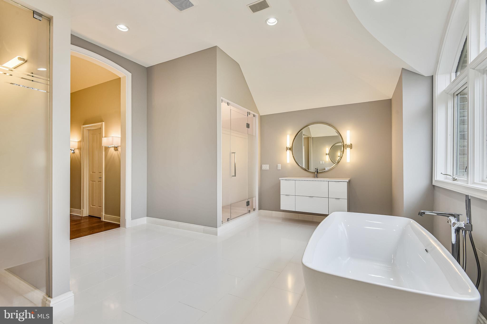 680 South River Landing Road Edgewater, MD 21037 - Photo 57 of 83 Stunning Silestone iconic white tile flooring
