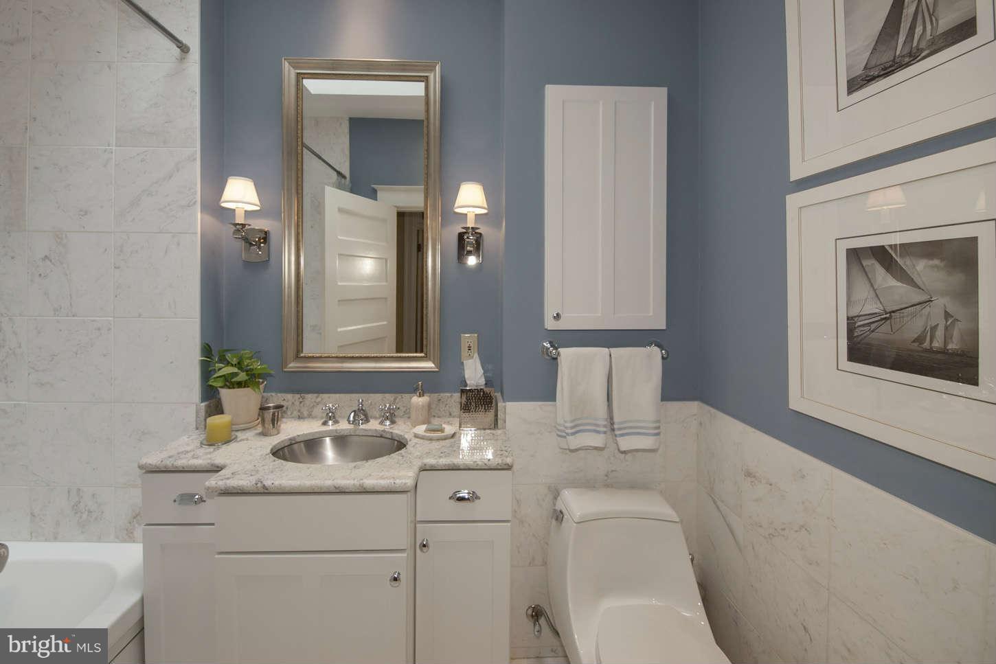 1920 Belmont Road Northwest Washington, DC 20009 - Photo 22 of 30 Guest Bath with Skylight