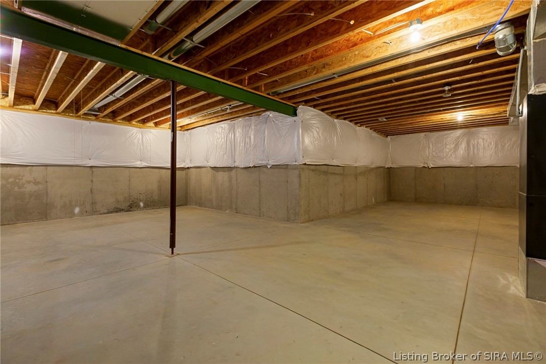 213 Colonels Way Henryville, IN 47126 - Photo 55 of 64 Over 1300 Sq Feet of unfinished space for future or storage