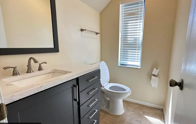 a bathroom with a sink and a toilet