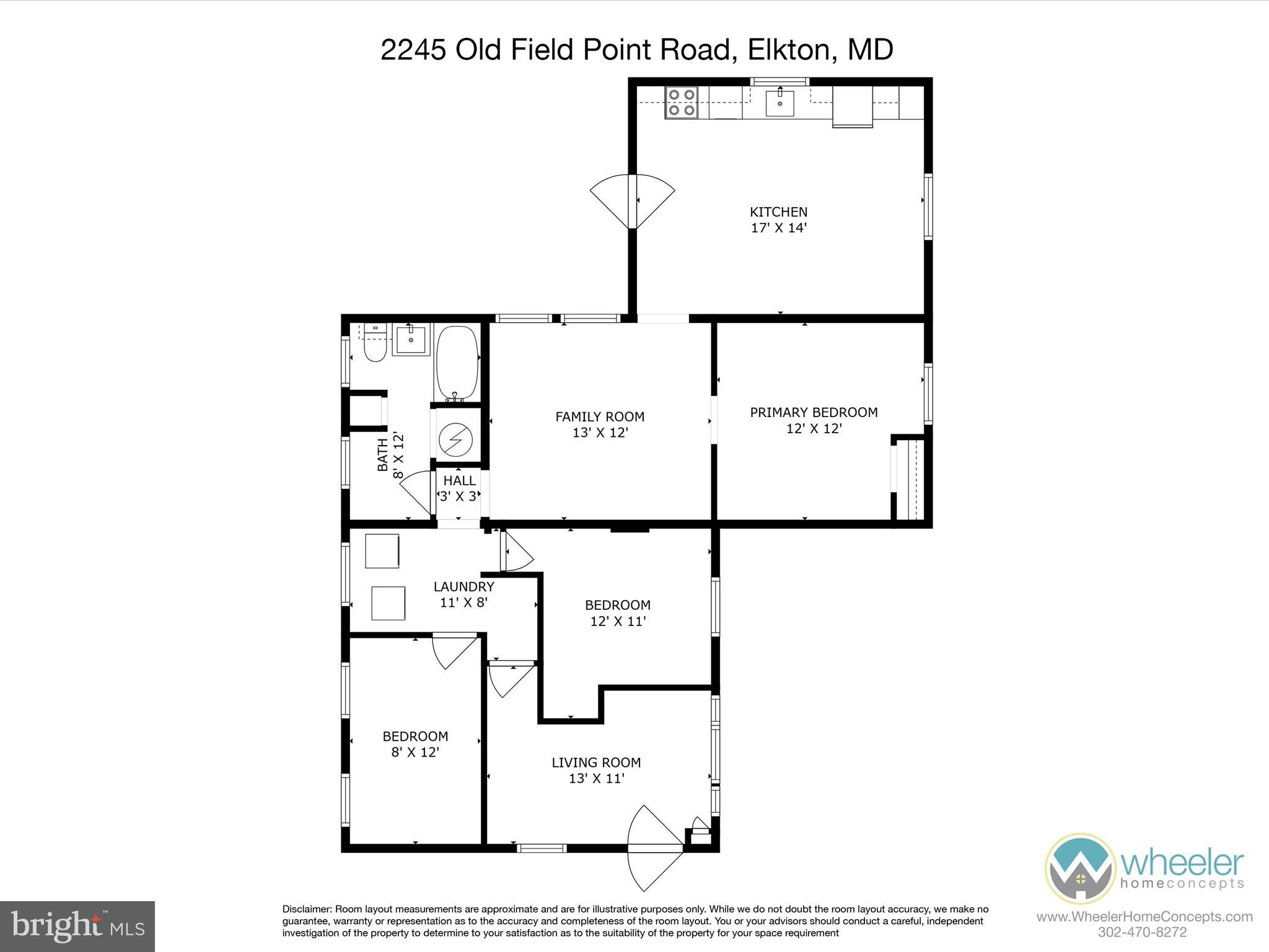 2245 Oldfield Point Road Elkton, MD 21921 - Photo 47 of 47 Floor plan