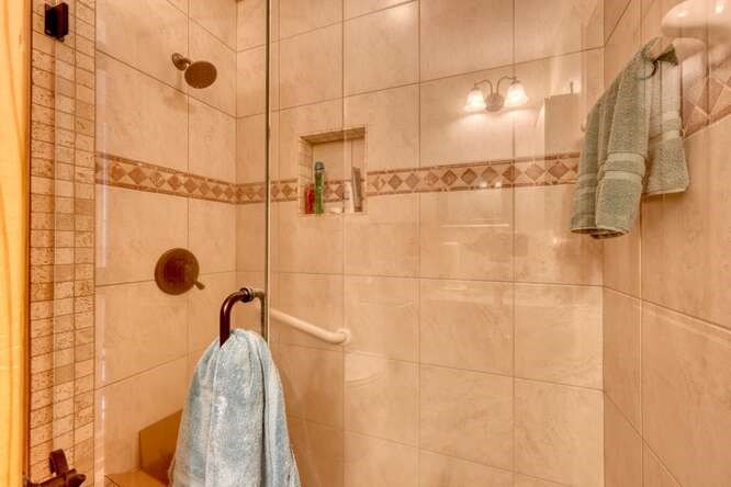 99 Old Possum Way Murphy, NC 28906 - Photo 21 of 54 a bathroom with a shower