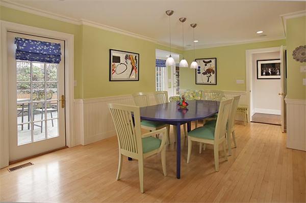 90 Baxter Road Brookline, MA 02445 - Photo 7 of 10 a view of a dining room with furniture and wooden floor