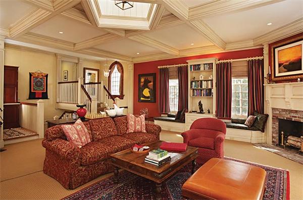 90 Baxter Road Brookline, MA 02445 - Photo 8 of 10 a living room with furniture and a large window